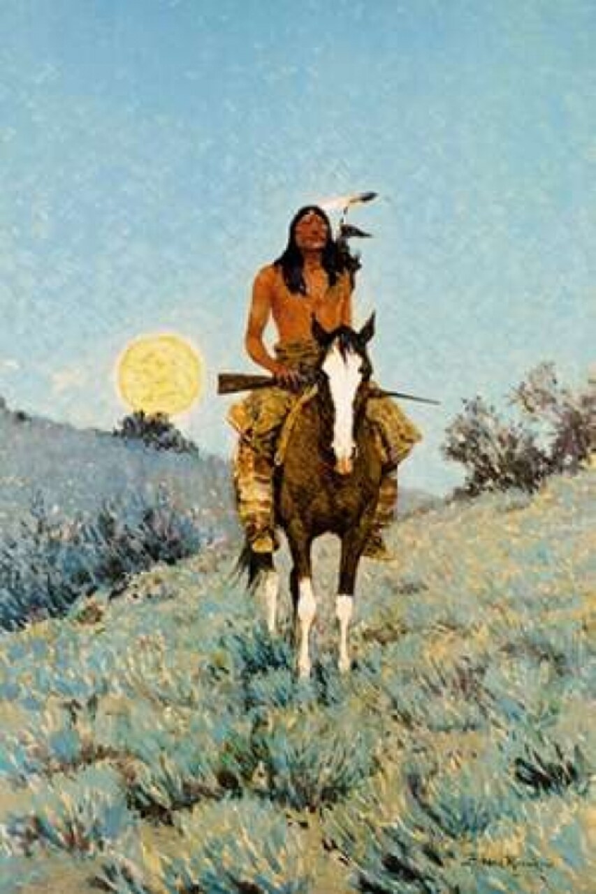 The Outlier Poster Print by Frederic Remington - Item # VARPDX133281